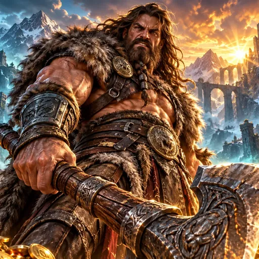 Viking and ancient warrior symbols on the Barbarian Fury reels